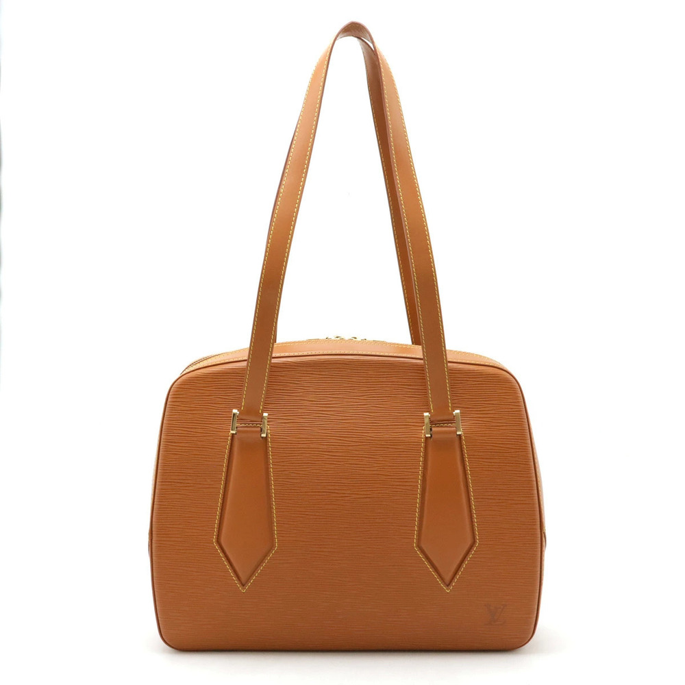 LOUIS VUITTON Epi Voltaire Shoulder Bag Hobo Zipangu Gold Brown